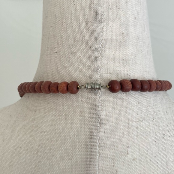 Wooden Beaded Necklace - Picture 2 of 4